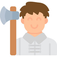 Firefighter Icon Vector Element