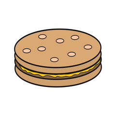 biscuit vector illustration