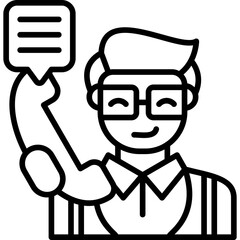 Phone Call Icon Vector Element