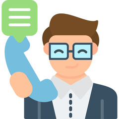 Phone Call Icon Vector Element