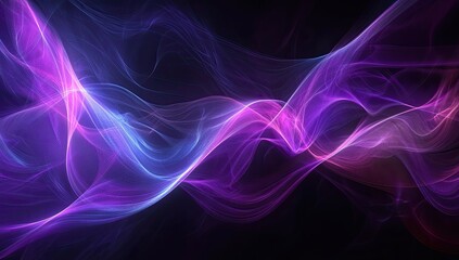 Fototapeta premium Abstract swirling vibrant color waves