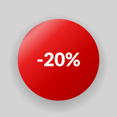 Corner or ribbons icon. Product red banner, price shopping tag. Promotion sale badge, special offer sticker. Discount and price offer concept. sticker template