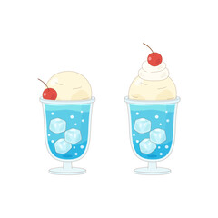 japanese blue hawaii soda