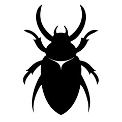 Beetle silhouette