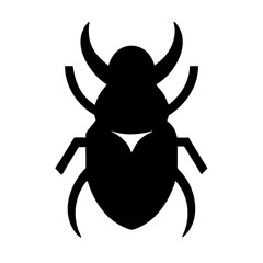 Beetle silhouette