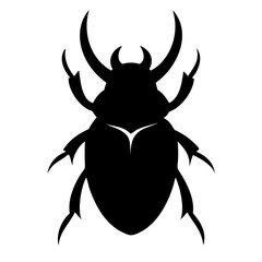 Beetle silhouette