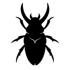 Beetle silhouette