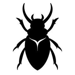 Beetle silhouette