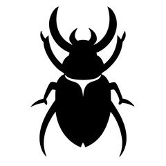 Beetle silhouette