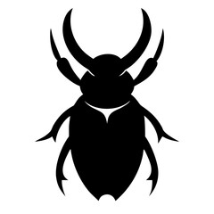 Beetle silhouette