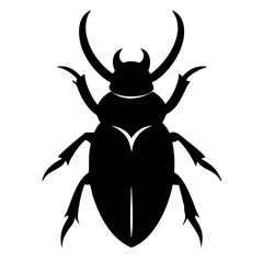 Beetle silhouette