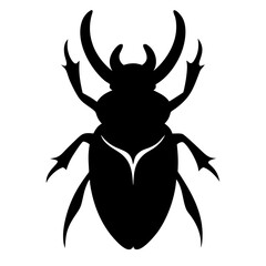 Beetle silhouette