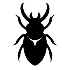 Beetle silhouette