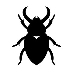 Beetle silhouette