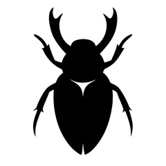 Beetle silhouette