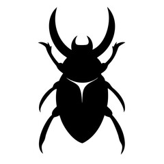 Beetle silhouette