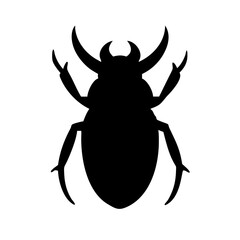Beetle silhouette