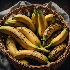 A bunch of fresh bananas hanging from a tropical tree branch.


