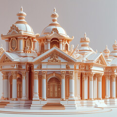 Placeholder
A white and gold building with ornate architectural design elements appears as a preview. It is likely a concept image from the Adobe Stock website.