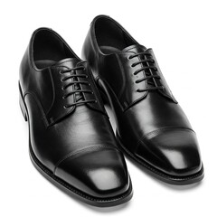 black shoes on white background