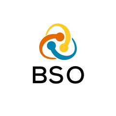 BSO creative minimalist letter logo.