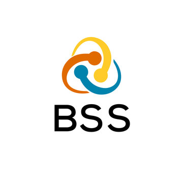 BSS creative minimalist letter logo.