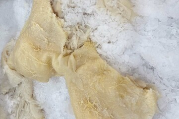 A cow entrails  in the market.
