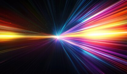 Abstract vibrant speed lines