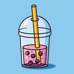 Bubble tea vector