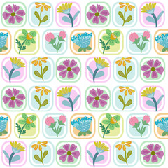 Abstract Cute Flower Art Design 