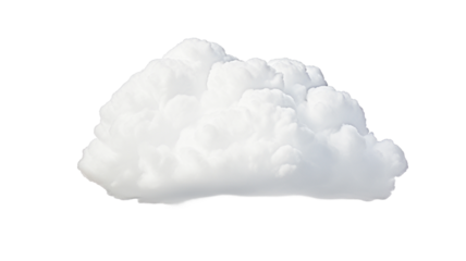 Cloudscape soft ozone cut out backgrounds specials effect isolated on white or transparent background.