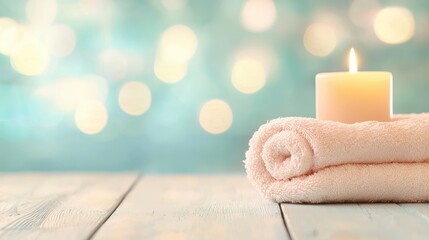 Spa Calming Aromatherapy Wellness Aromatherapy massage with essential oils, soft lighting and soothing touch promote healing