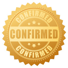 Confirmed gold notary seal