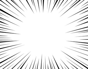 Obraz premium Focus Lines Illust