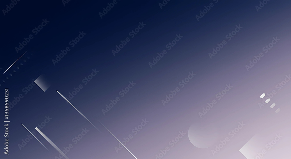 Poster abstract gradient background with geometric light shapes