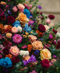 beautiful fresh flowers, luxurious flower arrangement for representative purposes, ceremonies, celebrations, Mother's Day, weddings