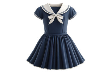 A Charming Nautical-inspired Skater Dress, Perfect For A Summer Adventure Or A Playful Seaside...