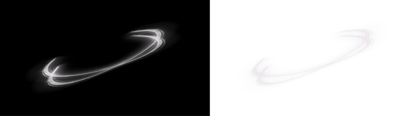 Png twirl white neon lines vector abstract background white Futuristic technological style lines Png Abstract background with road speed lines white