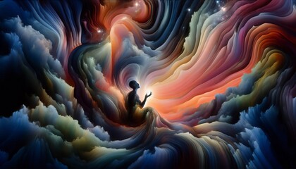 Intensifying shapes and tones building toward a peak without a s