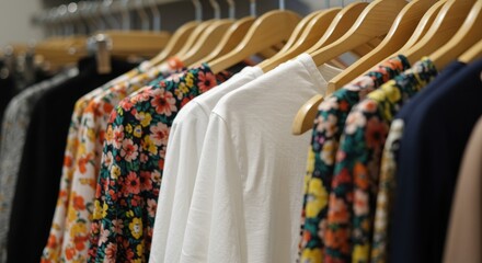 Obraz premium clothes in a shop
