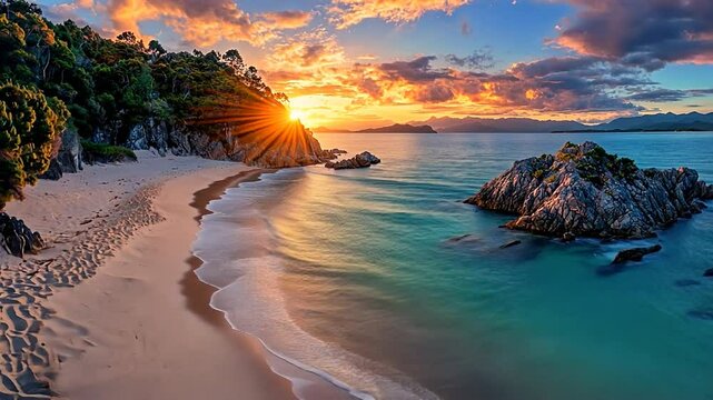 abel tasman coastal trail video new zealand seascape