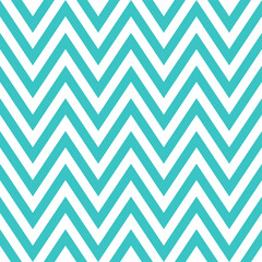 Seamless Chevrons Pattern in Emerald Green Color, Vector Illustration