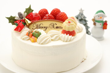 手作りのクリスマスケーキ