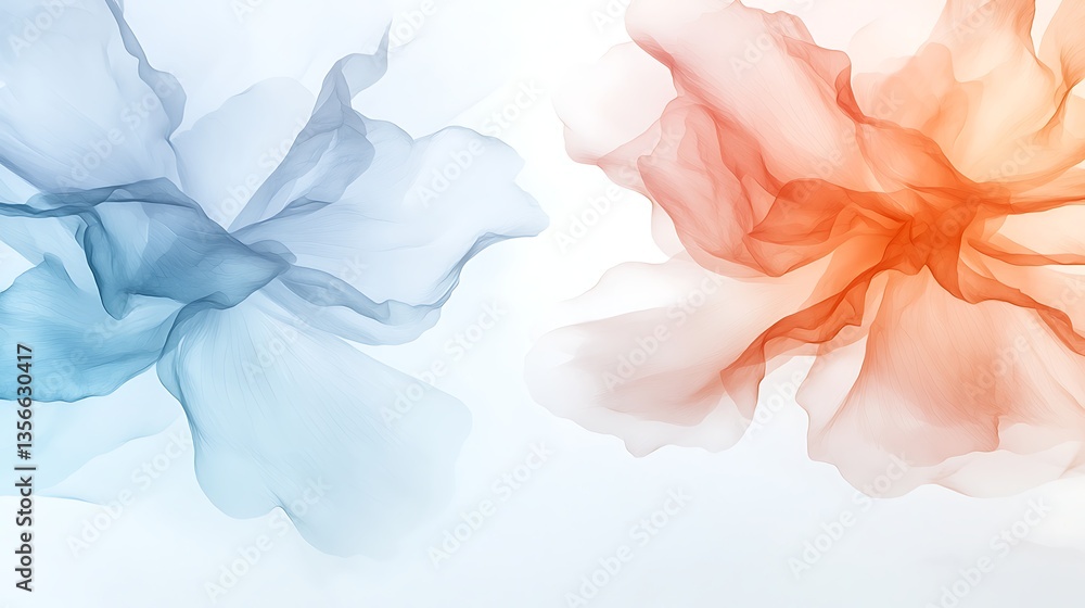 Poster artistic perspective dynamic and colorful abstract digital creations with vibrant visuals