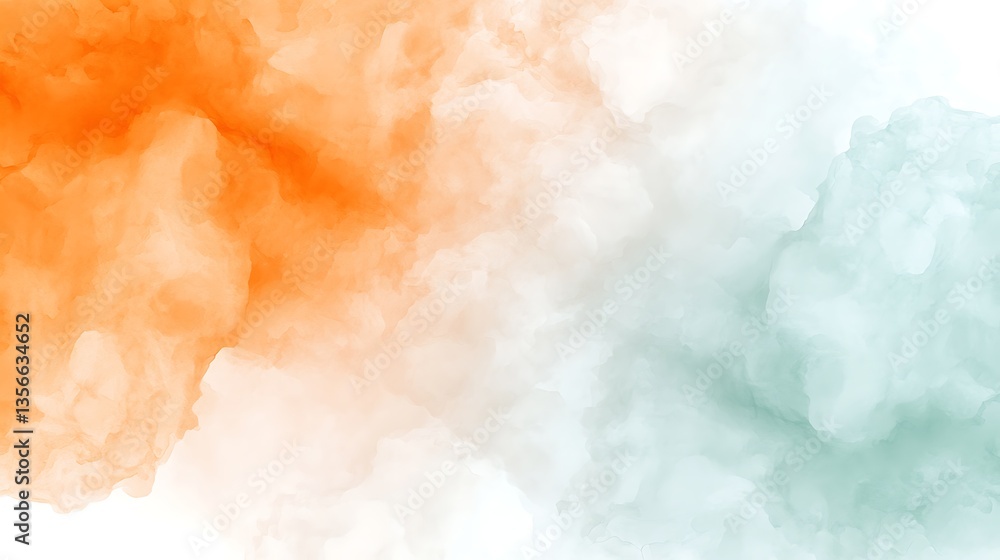 Poster dynamic colorful clouds abstract background digital art vibrant atmosphere artistic viewpoint