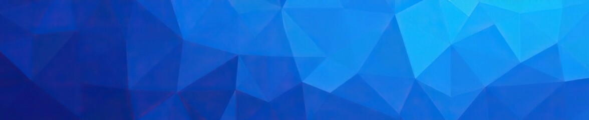 Abstract geometric background with bright blue mosaic triangles in a low poly design,  blue,  vector
