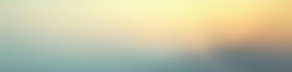 Abstract gradient background with seamless blend of gray and yellow hues, featuring warm and cool tones like orange, blue, and light green, creating a tranquil visual,  smooth,  blue