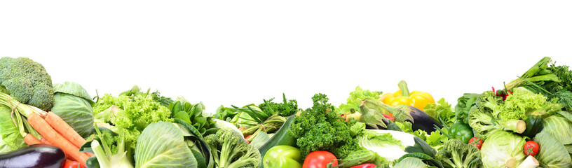 Fresh vegetables isolated