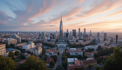 Milan Porta Nuova Skyline Panorama: Italian Landscape Macro Photography & Contemporary Architecture