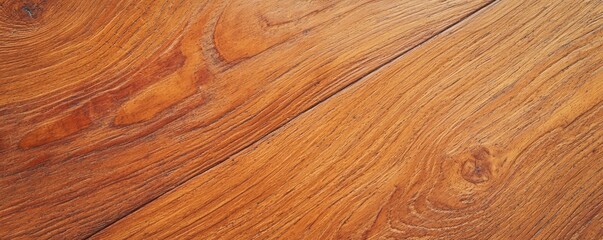 Fototapeta premium Close-Up View of Rich Textured Wooden Surface with Natural Patterns and Warm Tones